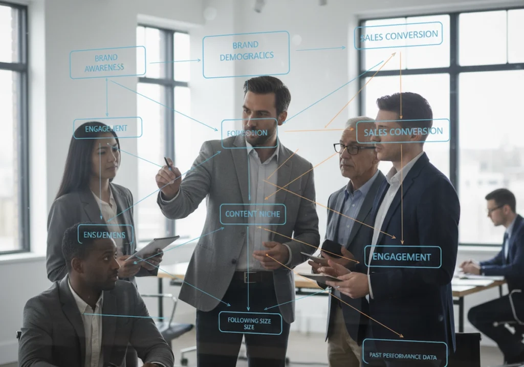 A Goal-Oriented Framework for Influencer Selection